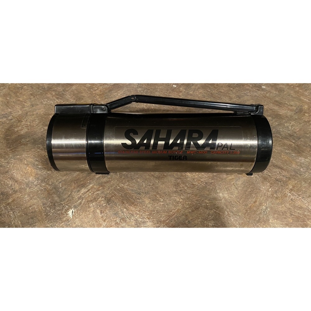 Vintage Tiger Sahara Pal Stainless Steel Vacuum Bottle NWC-1400 Capacity 1.39L